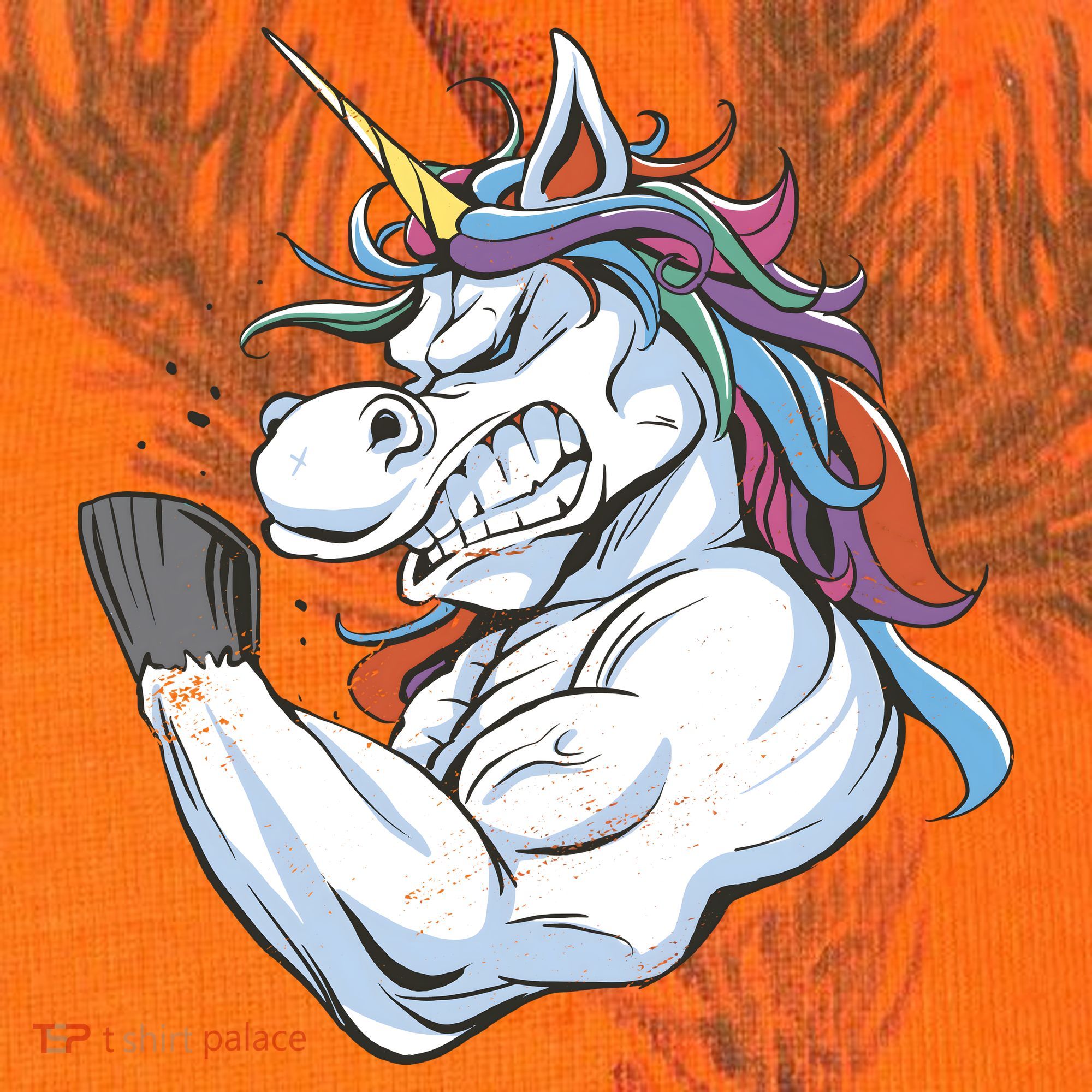 Strong Unicorn Creature Kati Licensed 12" Camo Cuffed Beanie