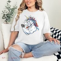 Strong Unicorn Creature Comfort Colors T-Shirt thumb 2