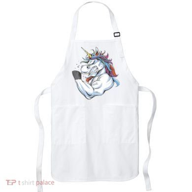 Strong Unicorn Creature Apron