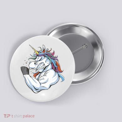 Strong Unicorn Creature Button