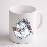 Strong Unicorn Creature Coffee Mug thumb 1