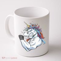 Strong Unicorn Creature Coffee Mug thumb 0