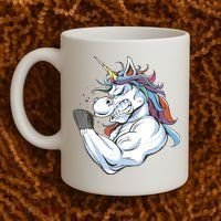 Strong Unicorn Creature Coffee Mug thumb 2