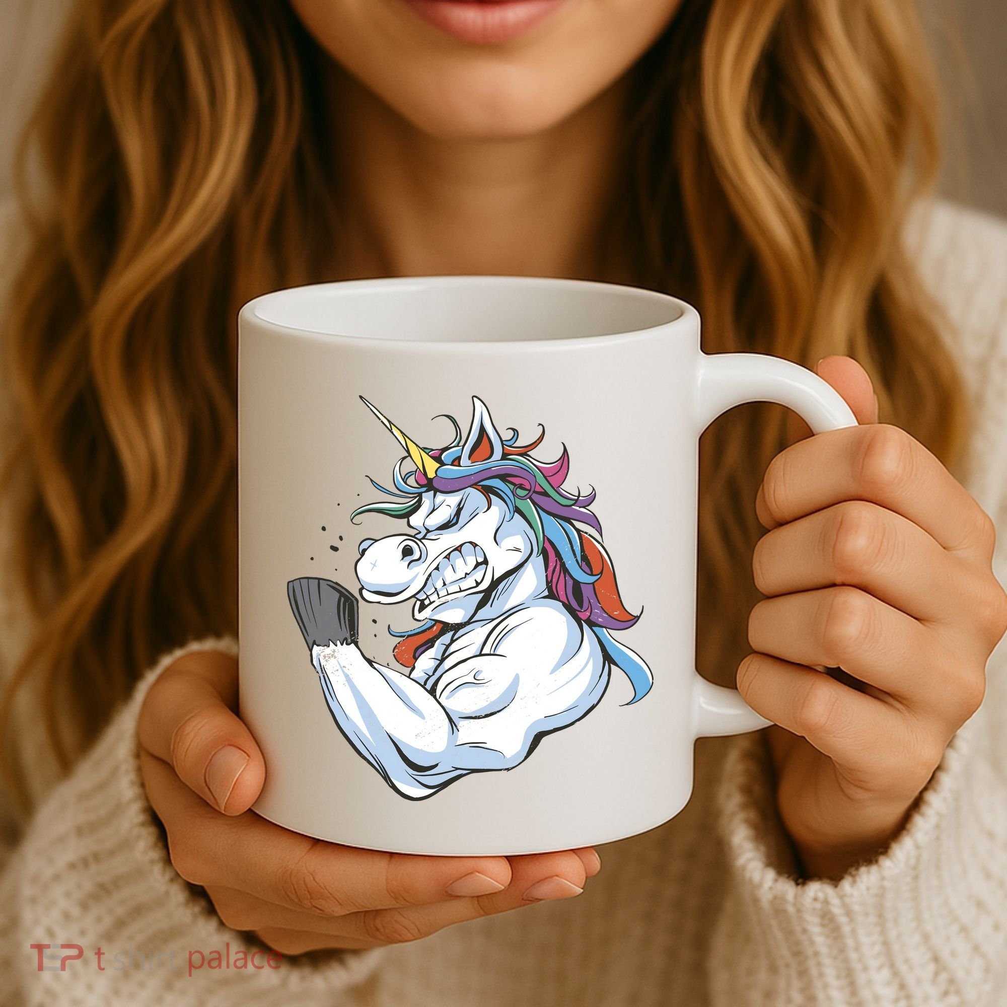 Strong Unicorn Creature Coffee Mug