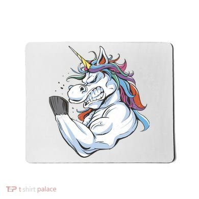 Strong Unicorn Creature Mousepad