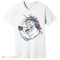 Strong Unicorn Creature Premium T-Shirt thumb 0