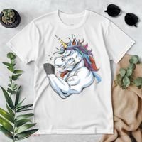 Strong Unicorn Creature Premium T-Shirt thumb 2