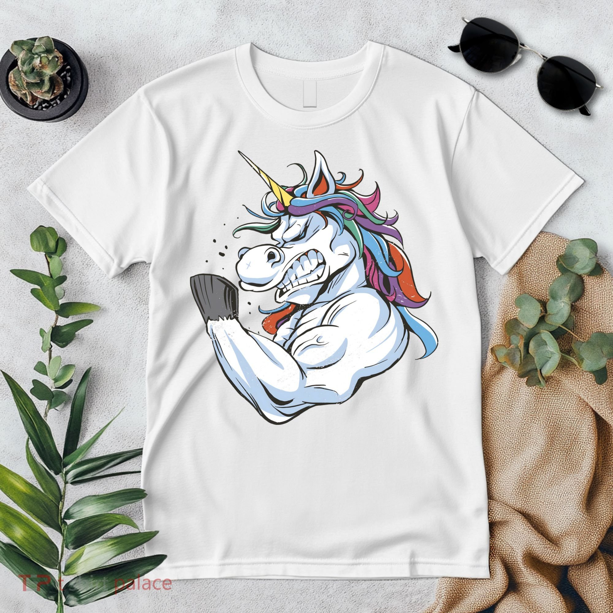 Strong Unicorn Creature Premium T-Shirt
