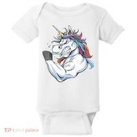 Strong Unicorn Creature Baby Bodysuit thumb 0