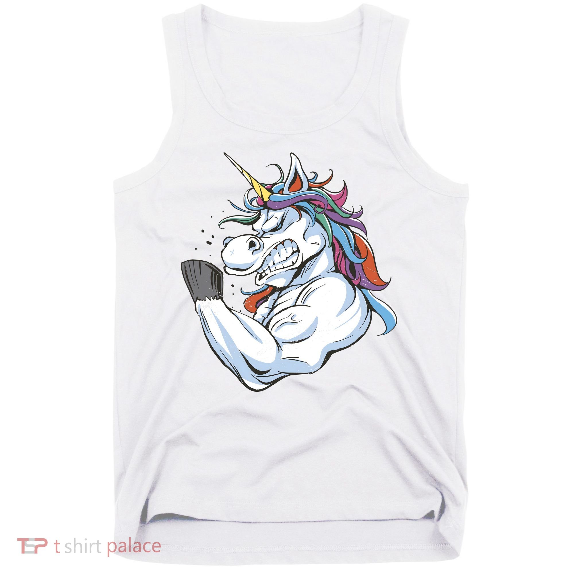 Strong Unicorn Creature Tank Top