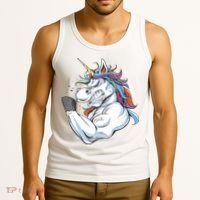 Strong Unicorn Creature Tank Top thumb 3