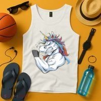 Strong Unicorn Creature Tank Top thumb 4