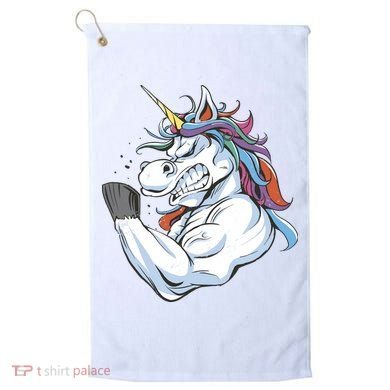 Strong Unicorn Creature Golf Towel