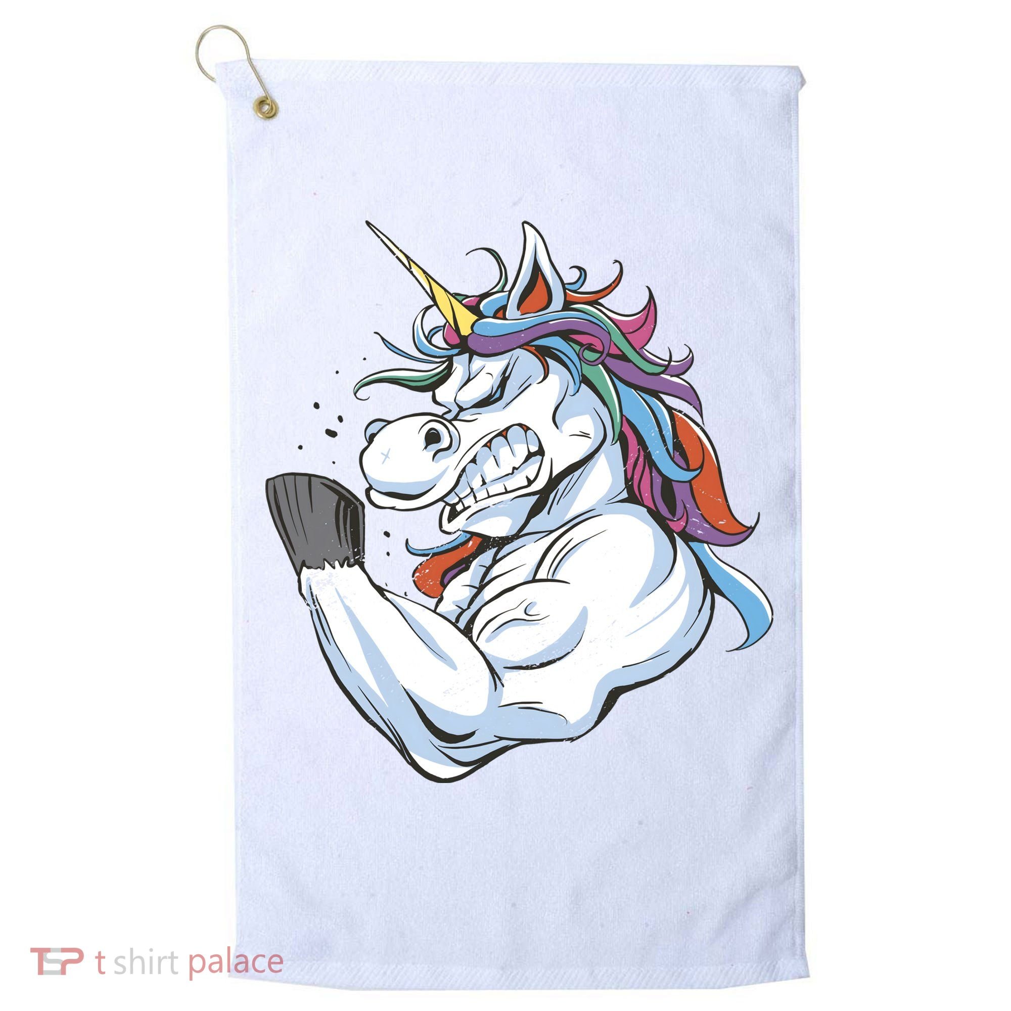 Strong Unicorn Creature Golf Towel