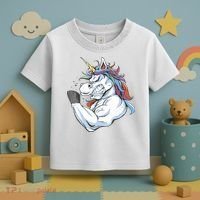 Strong Unicorn Creature Toddler T-Shirt thumb 3