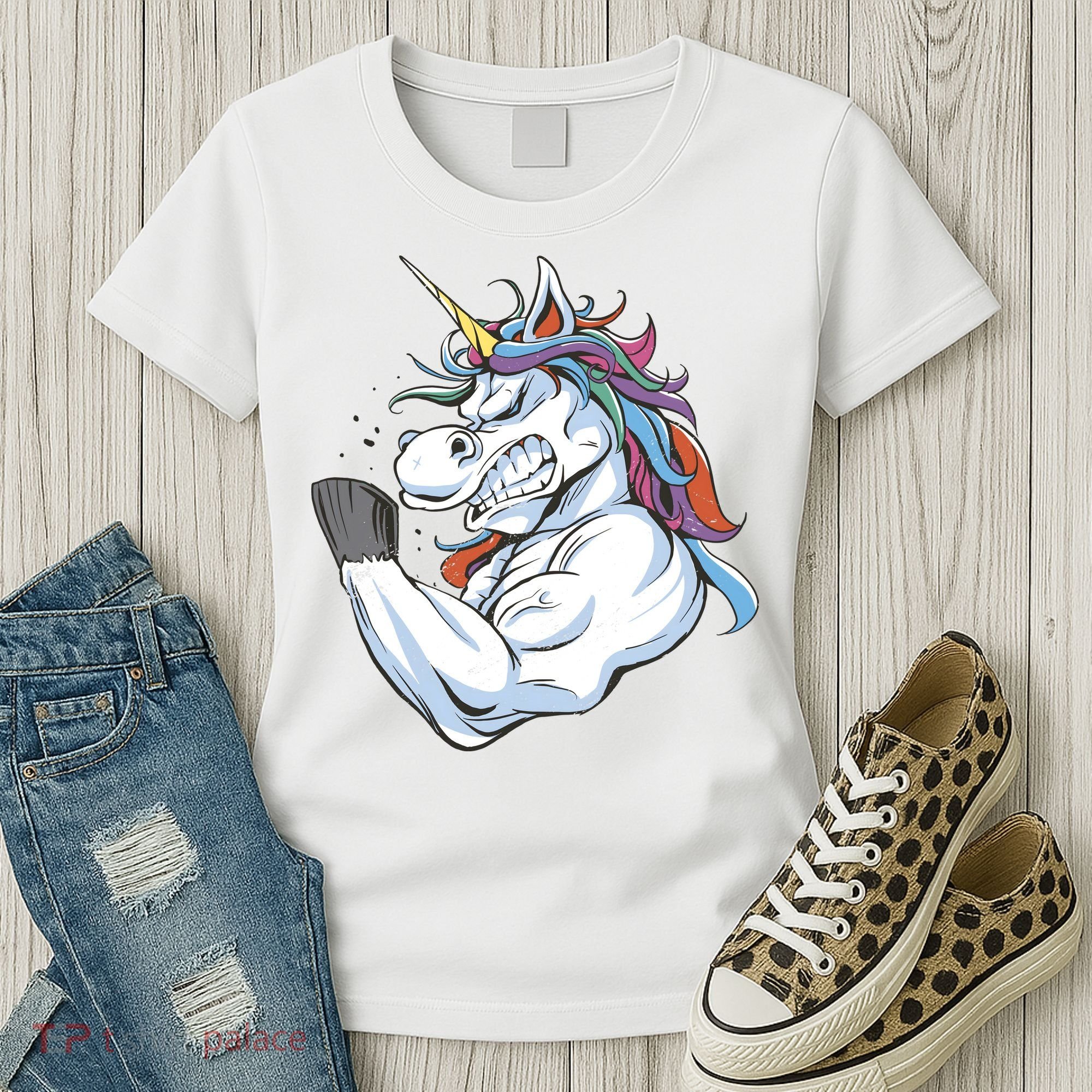 Strong Unicorn Creature Women's T-Shirt