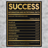 Success Nutritional Facts Toddler T-Shirt thumb 2