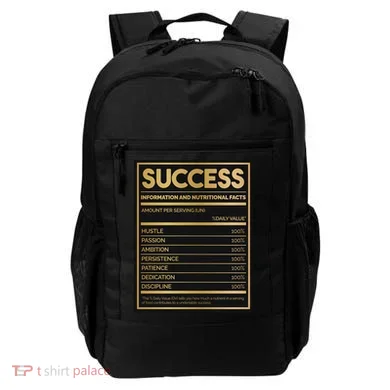 Success Nutritional Facts Backpack