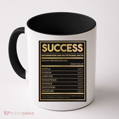 Success Nutritional Facts Coffee Mug