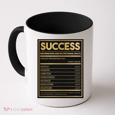 Success Nutritional Facts Coffee Mug