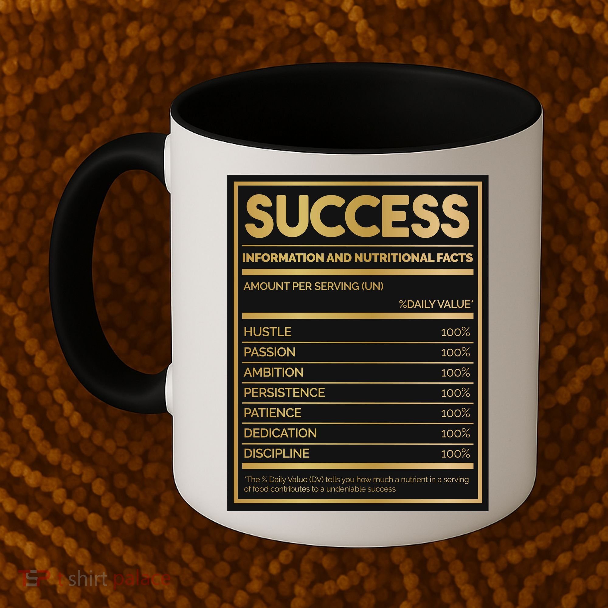 Success Nutritional Facts Coffee Mug