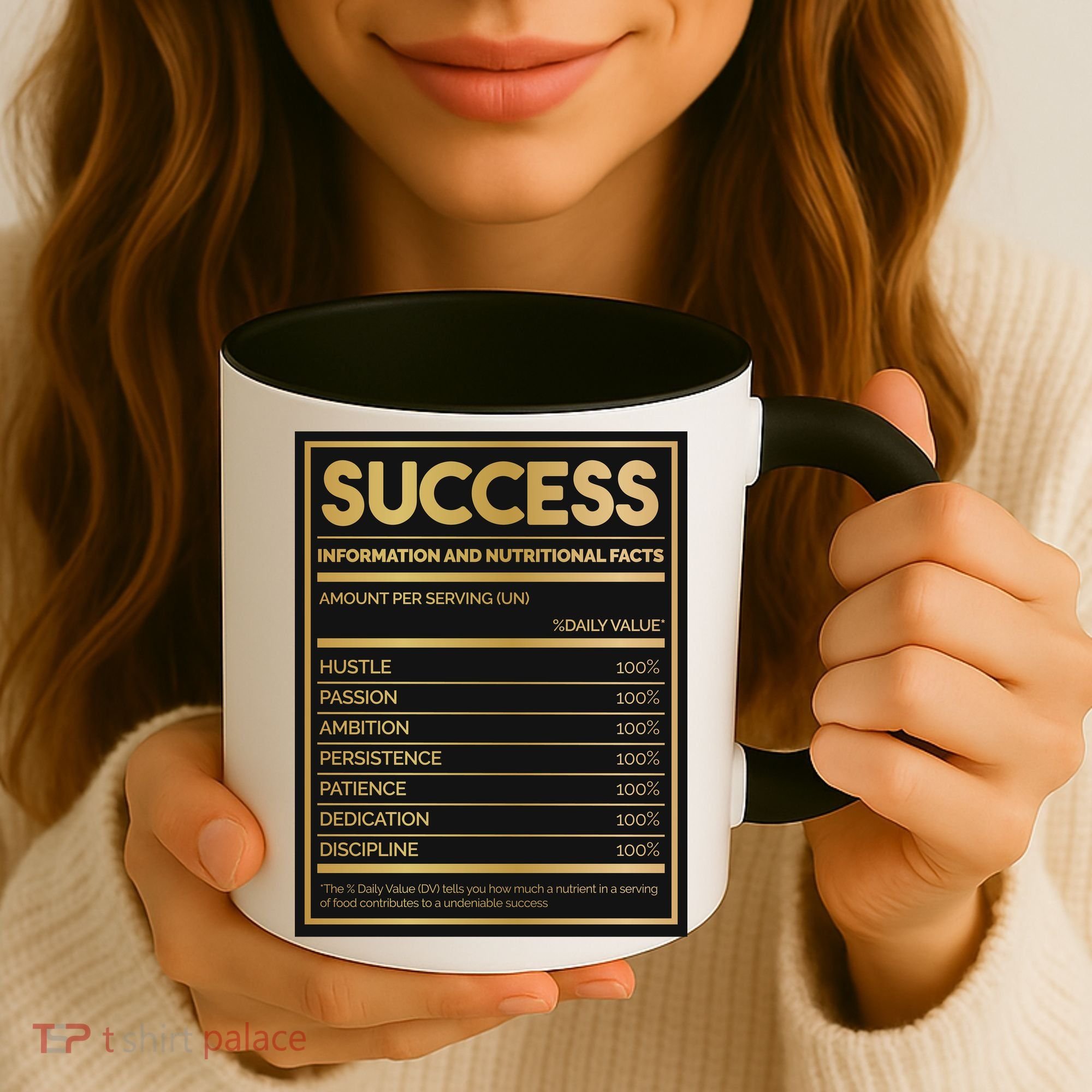 Success Nutritional Facts Coffee Mug