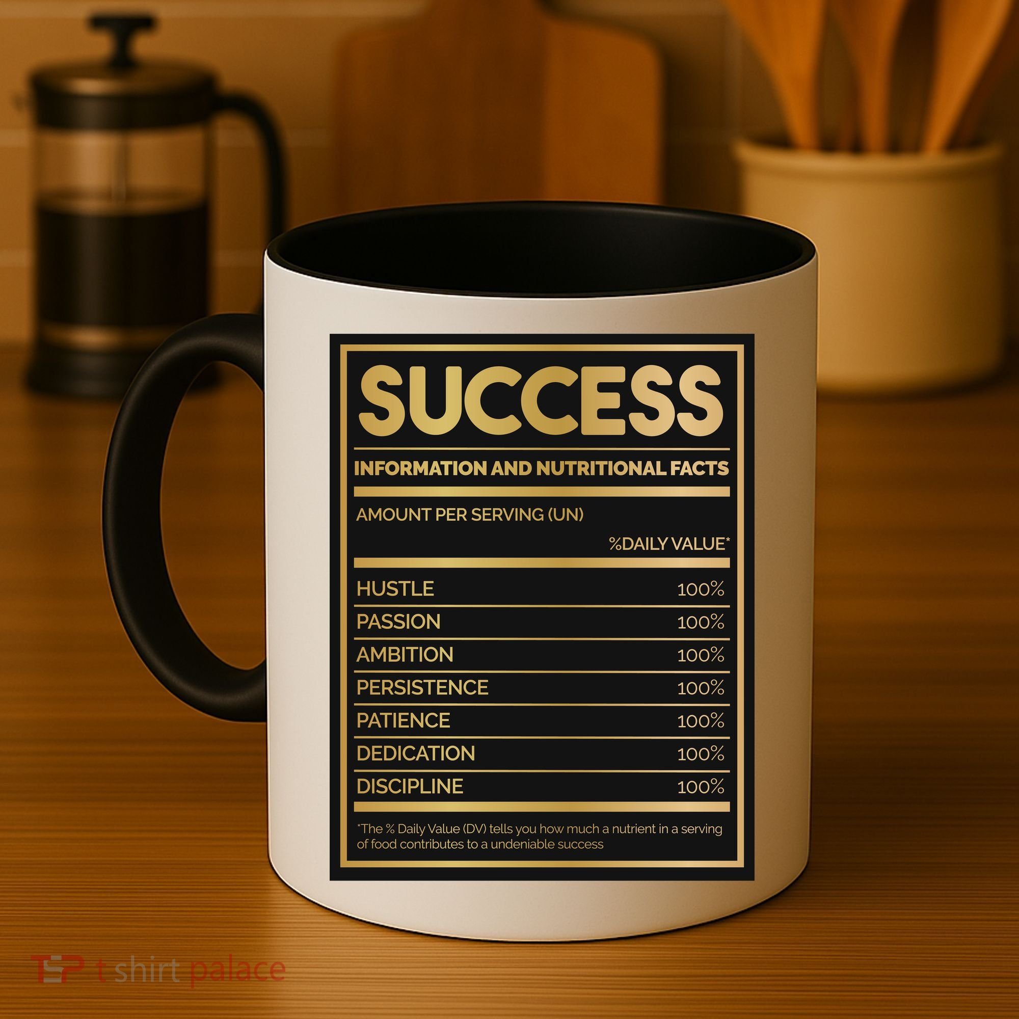 Success Nutritional Facts Coffee Mug