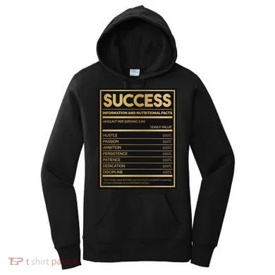 Success Nutritional Facts Women's Hoodie