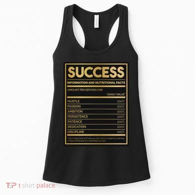 Success Nutritional Facts Women's Tank Top