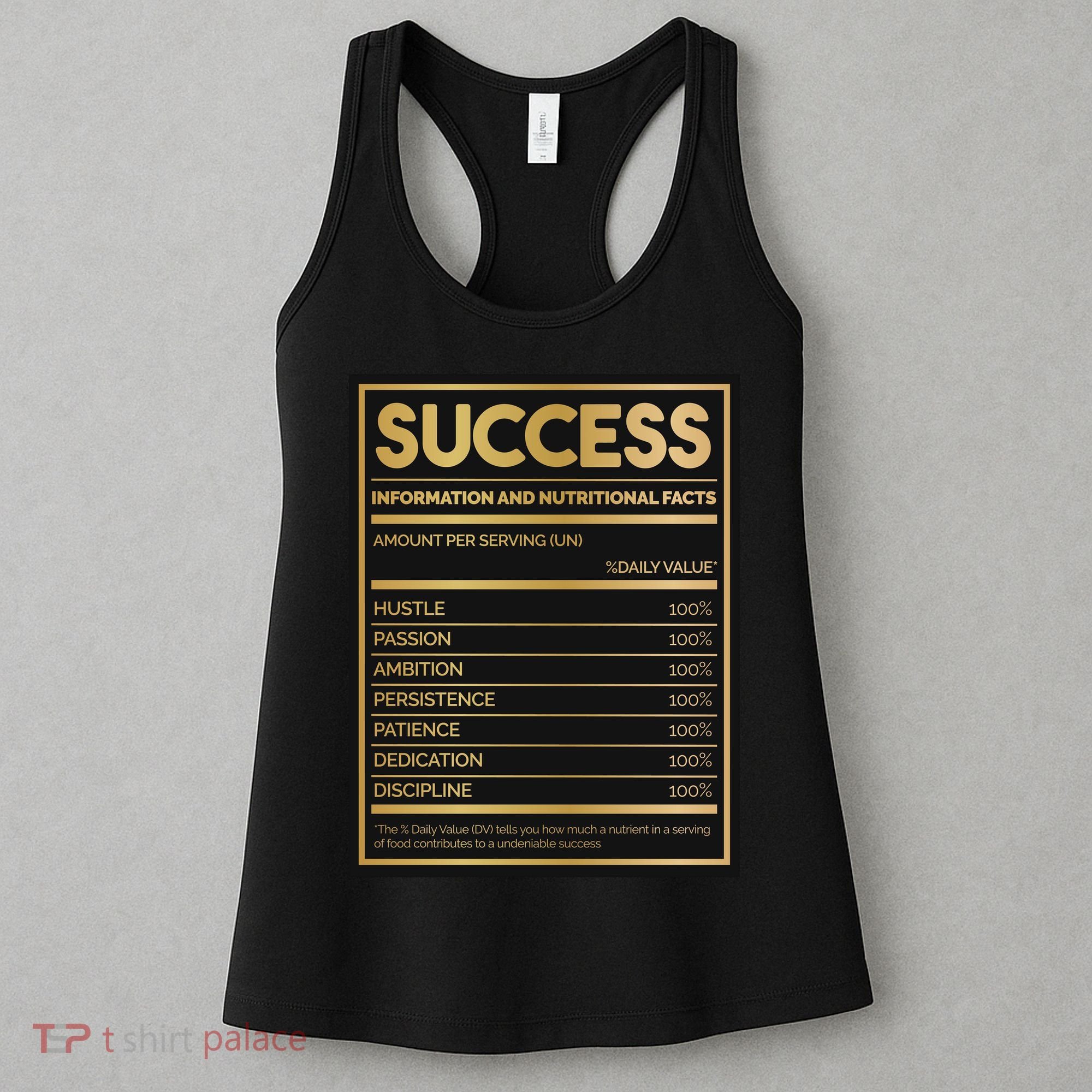 Success Nutritional Facts Women's Tank Top