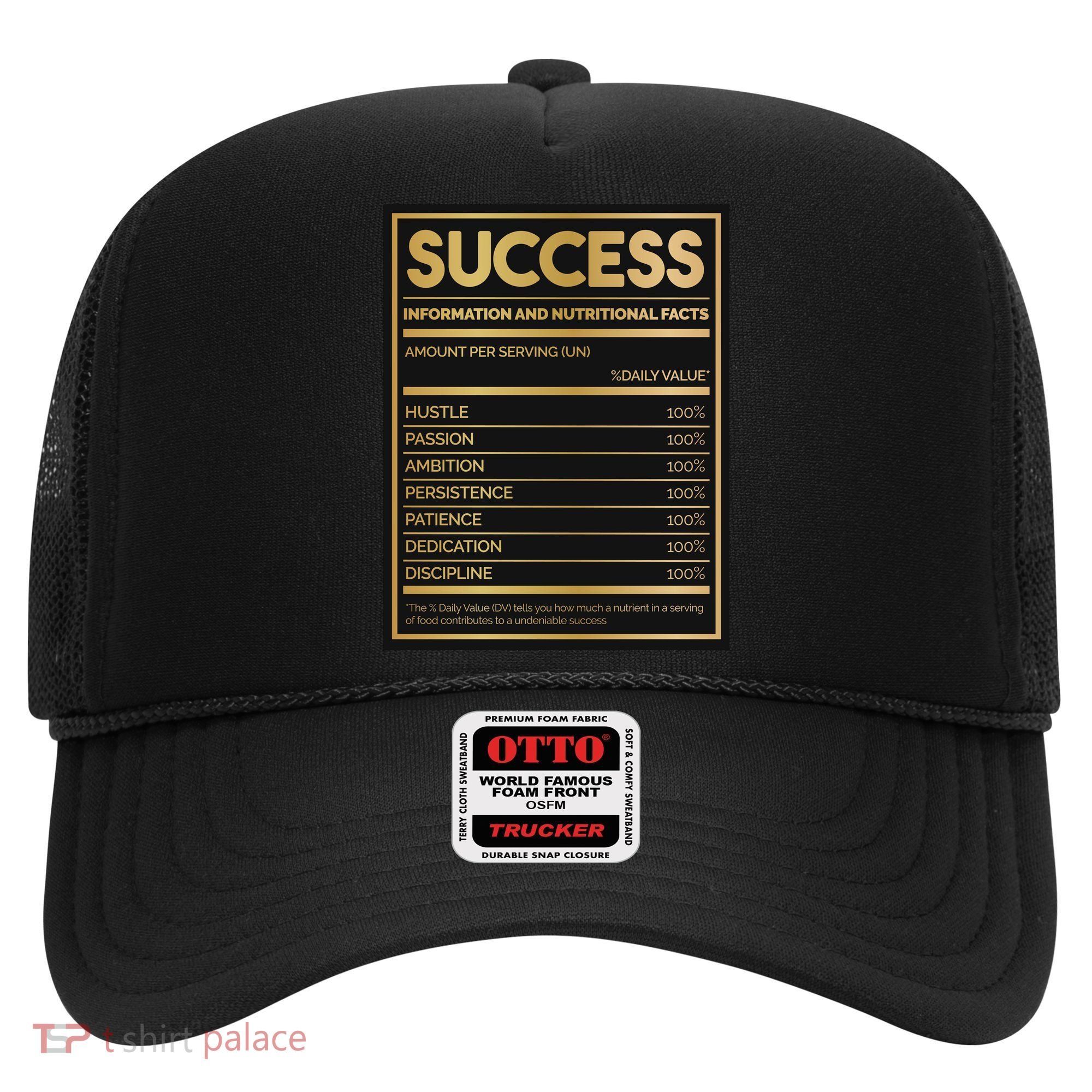Success Nutritional Facts Hat