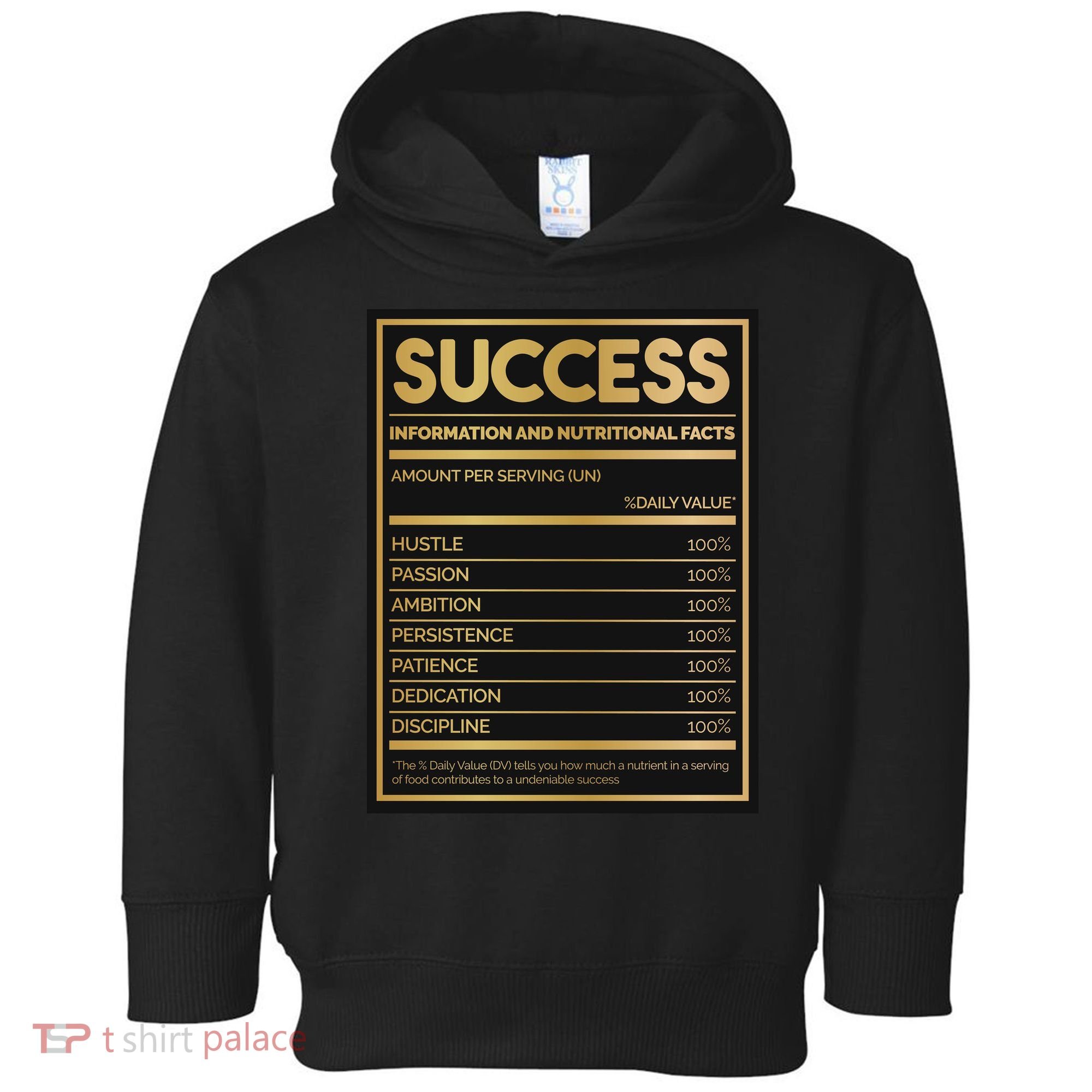 Success Nutritional Facts Toddler Hoodie