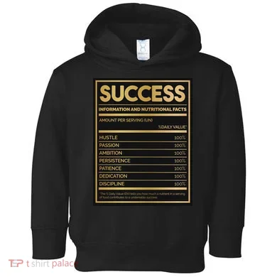Success Nutritional Facts Toddler Hoodie