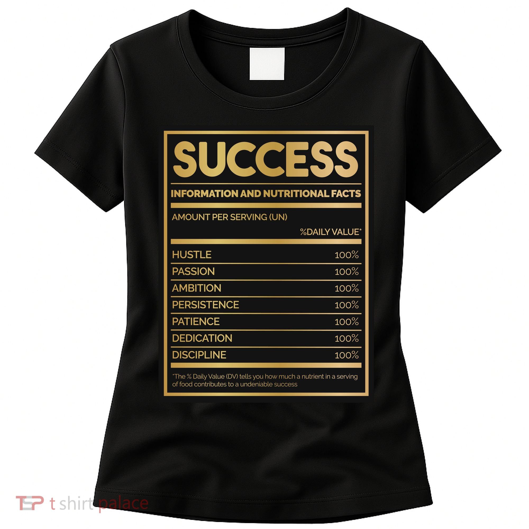 Success Nutritional Facts Women's T-Shirt
