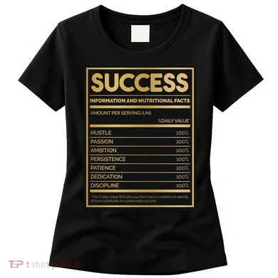 Success Nutritional Facts Women's T-Shirt