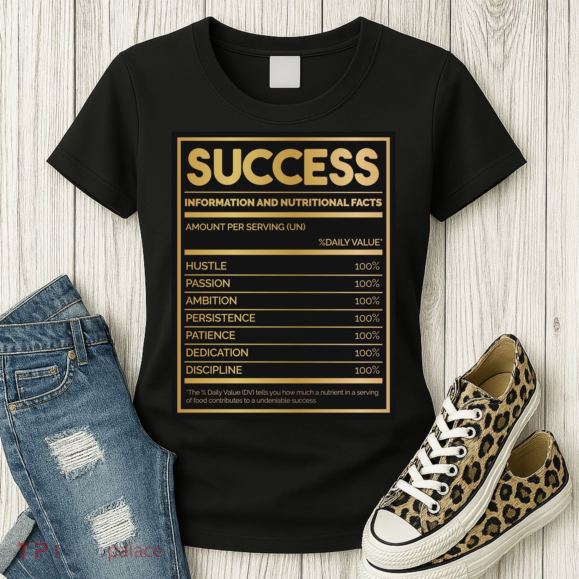 Success Nutritional Facts Women's T-Shirt