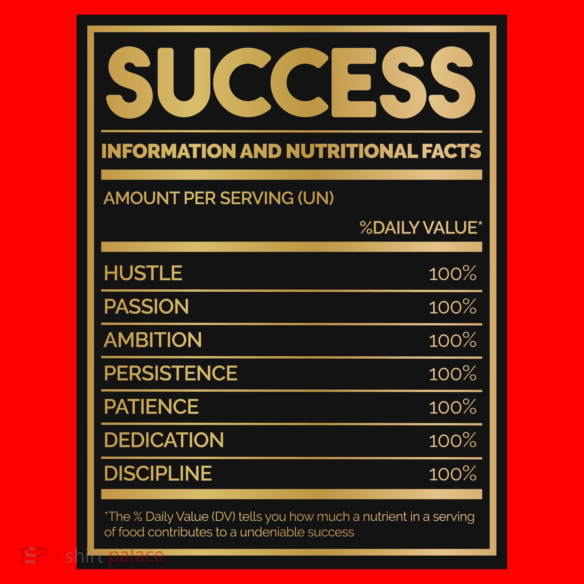 Success Nutritional Facts Santa Hat