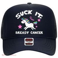 Suck It Breast Cancer unicorn Hat thumb 0