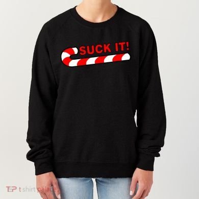 Suck It Candy Cane Women's Sweatshirt