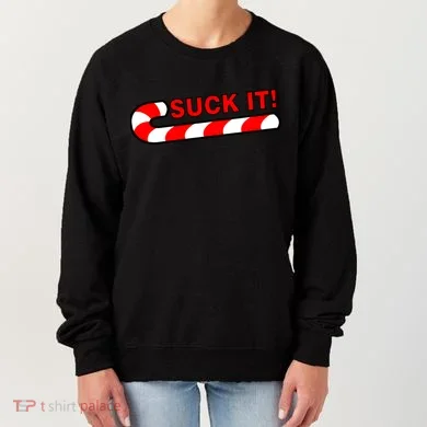 Suck It Candy Cane Women's Sweatshirt