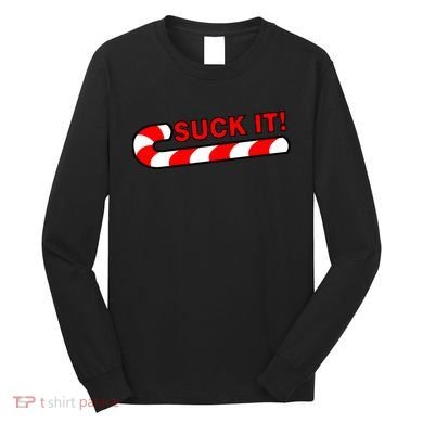 Suck It Candy Cane Long Sleeve Shirt