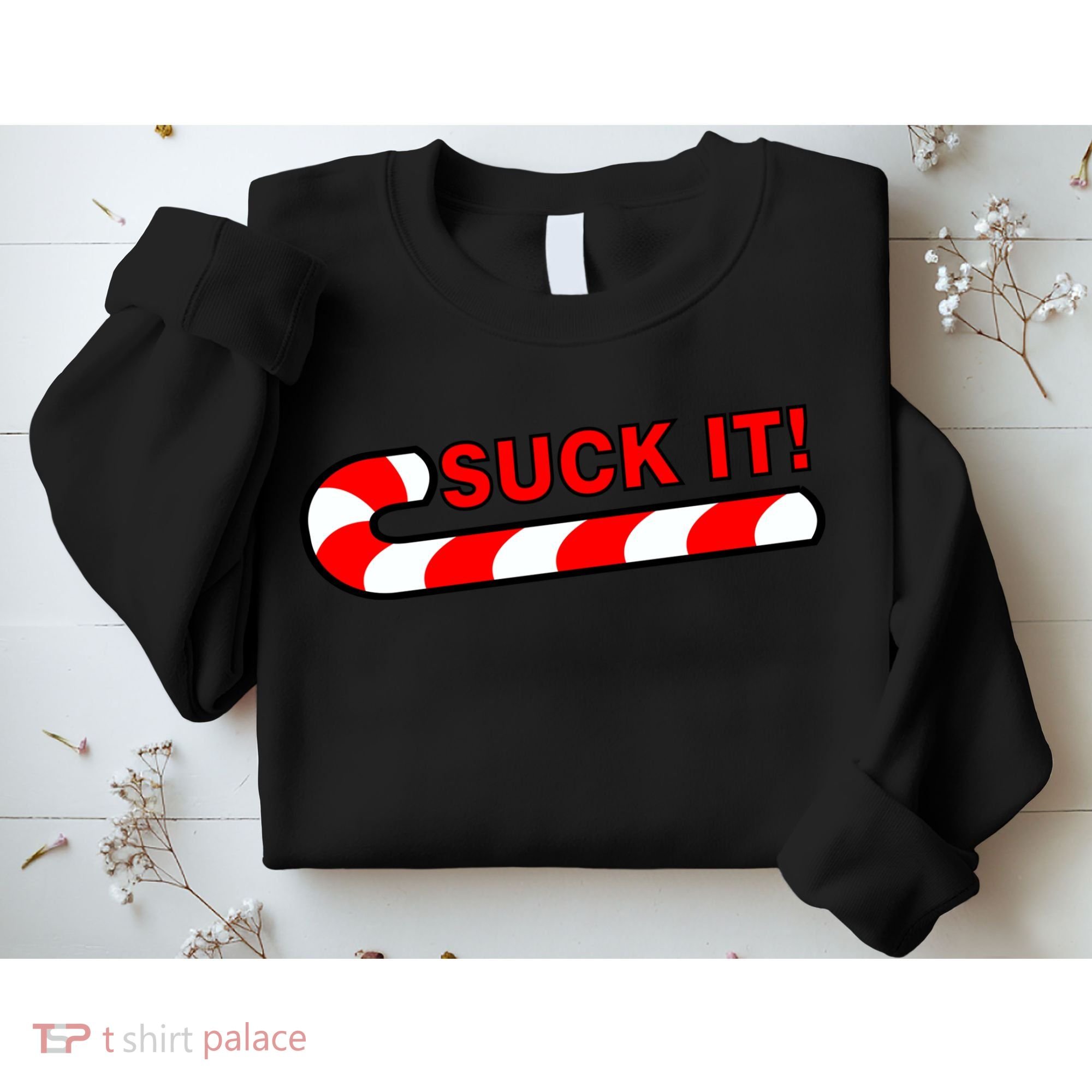 Suck It Candy Cane Sweatshirt