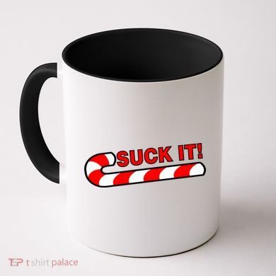 Suck It Candy Cane Coffee Mug