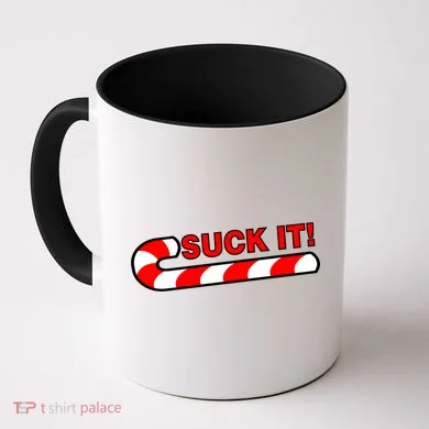 Suck It Candy Cane Coffee Mug