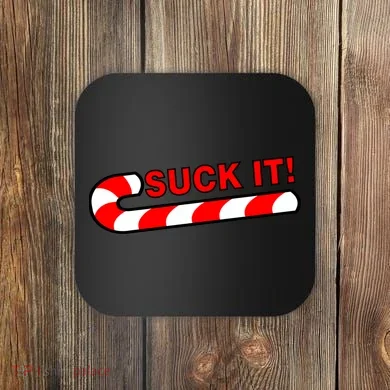Suck It Candy Cane Coaster