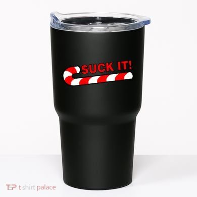 Suck It Candy Cane Tumbler
