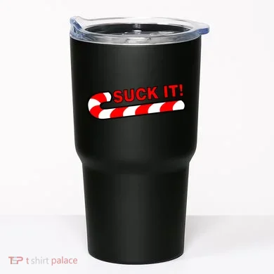Suck It Candy Cane Tumbler
