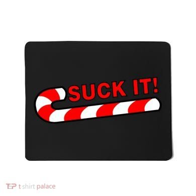 Suck It Candy Cane Mousepad