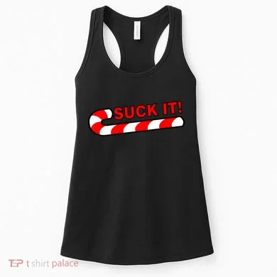 Suck It Candy Cane Women's Tank Top
