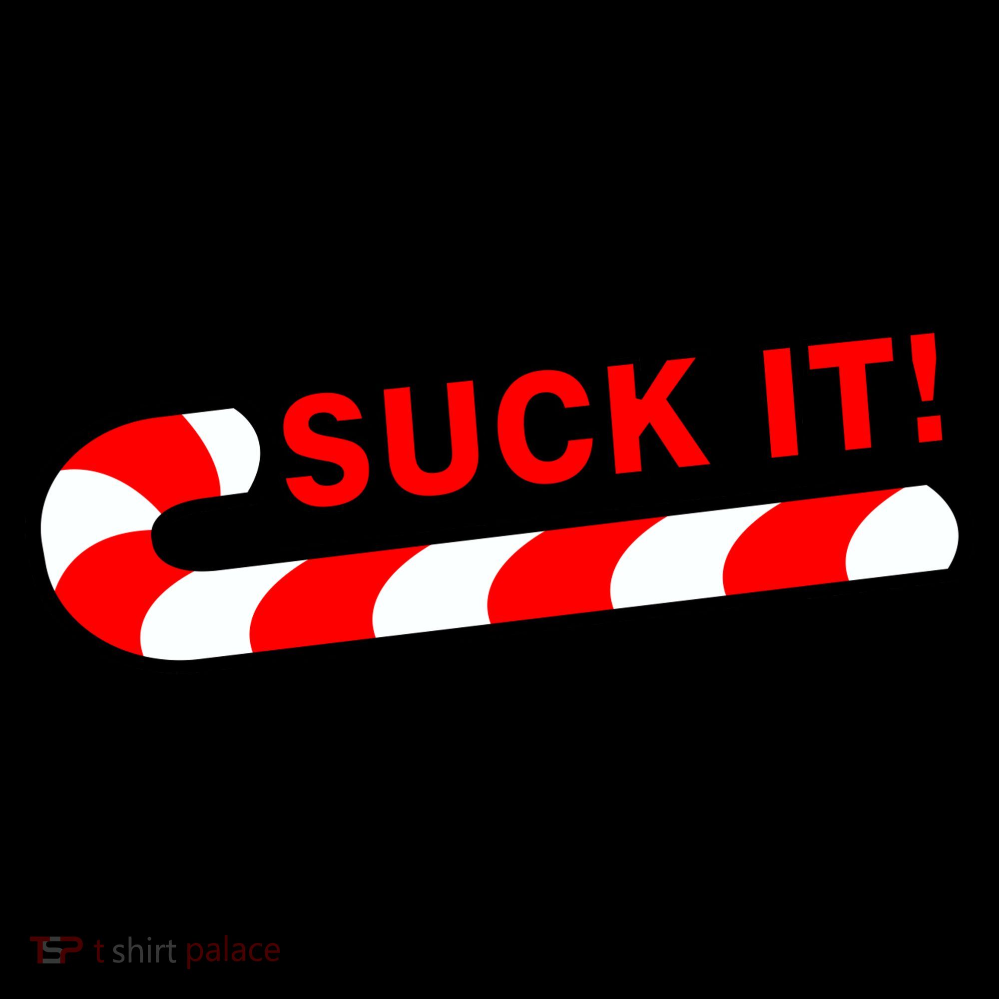 Suck It Candy Cane Baby Bodysuit